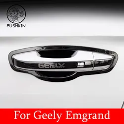 4 Pcs for Geely Emgrand 4th 2022 2023 2024 2025 Chrome Car Door Protector Handle Cover Accessories Stickers