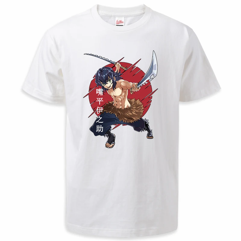 

Demon Slayer Summer Hot Anime Tee Shirts Mens Inosuke Kimetsu No Yaiba T-Shirt 2024 100% Cotton T Shirts Oversized Harajuku Tops