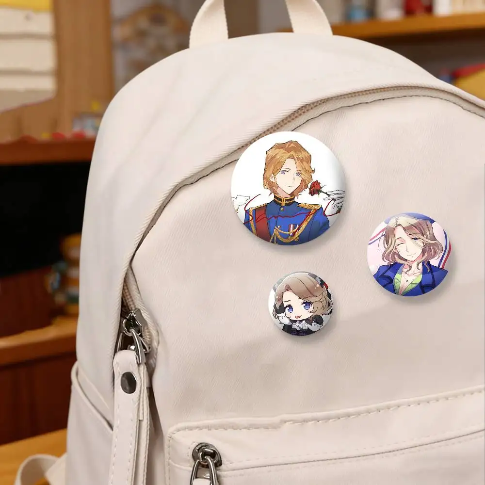 Anime Hetalia World Stars Francis Bonnefoy Badges Creative Tinplate Button PinsBrooch Badge Clothes Backpack