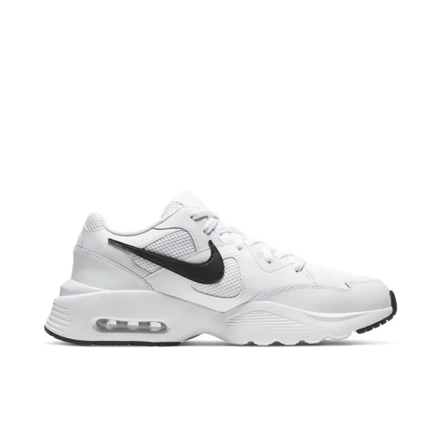 Nike Air Max Fusion Retro Classic Low Top Casual Running Shoes Lightweight Shock Resistant Sneakers Men's and Women's White