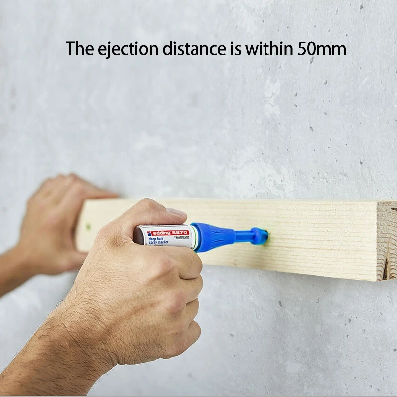 Deep Hole Marking Pen 12.8 x 2.2 Press Activated Marker for Inner Hole Positioning, Recessed Hole Layout and M4YD