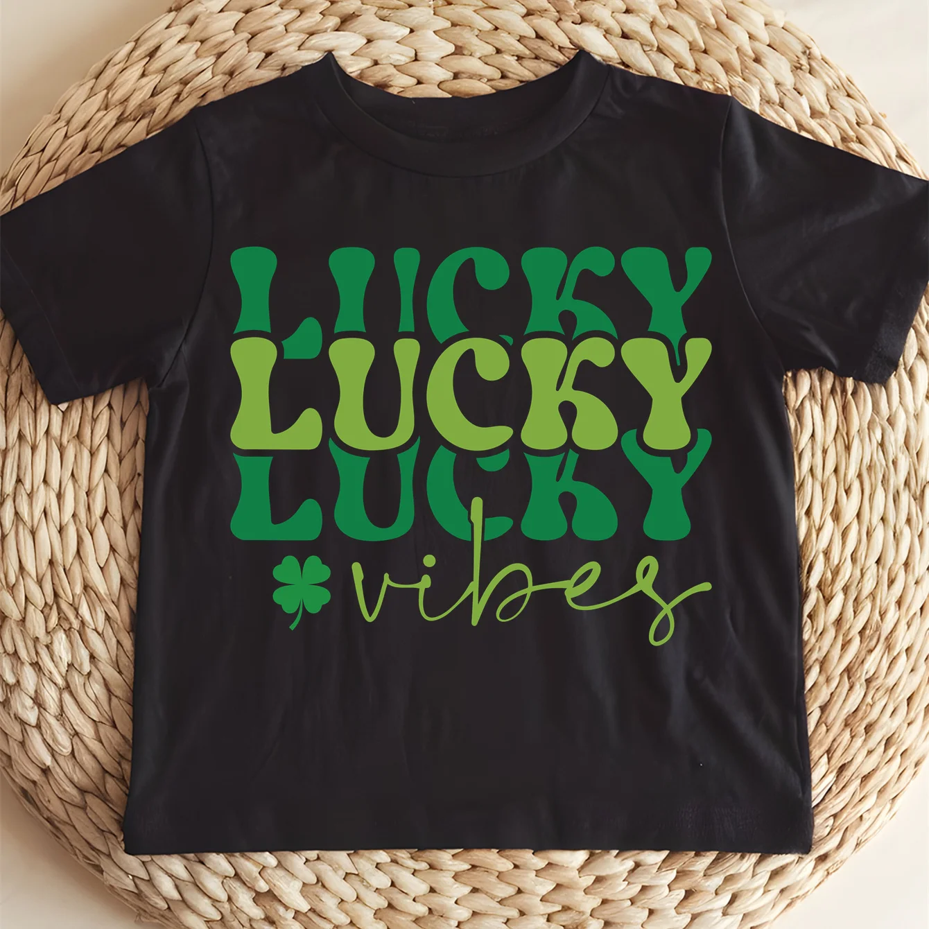 

Футболка из чистого хлопка с принтом ко Дню святого Патрика, детская одежда, подарок для мальчиков и девочек, мягкая футболка с круглым вырезом и короткими рукавами для улицы