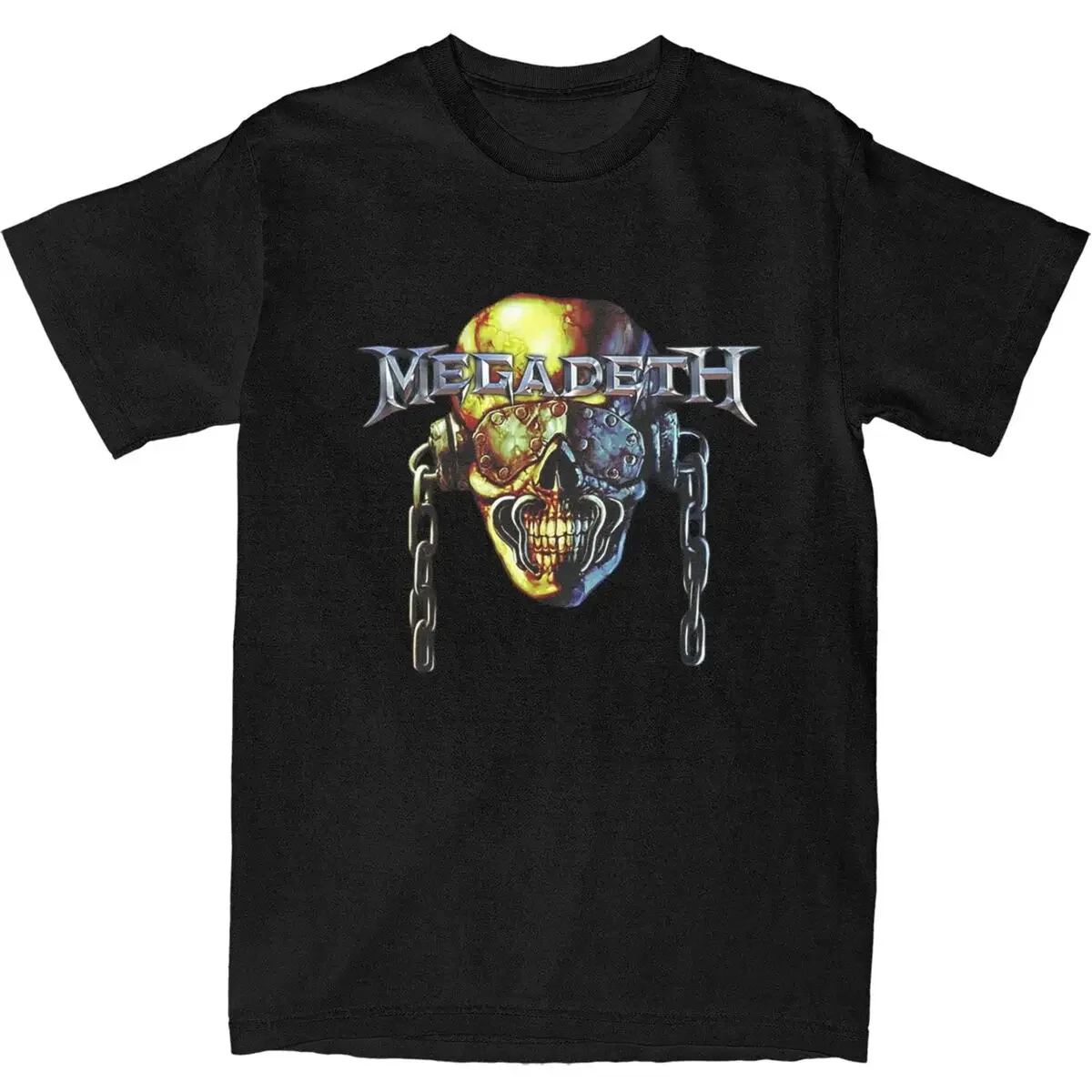 Short Sleeve Clothing Gift Megadeths Band T Shirts Accessories Men Women's 100% Cotton Fashion for Male Metal Music Tee Shirt