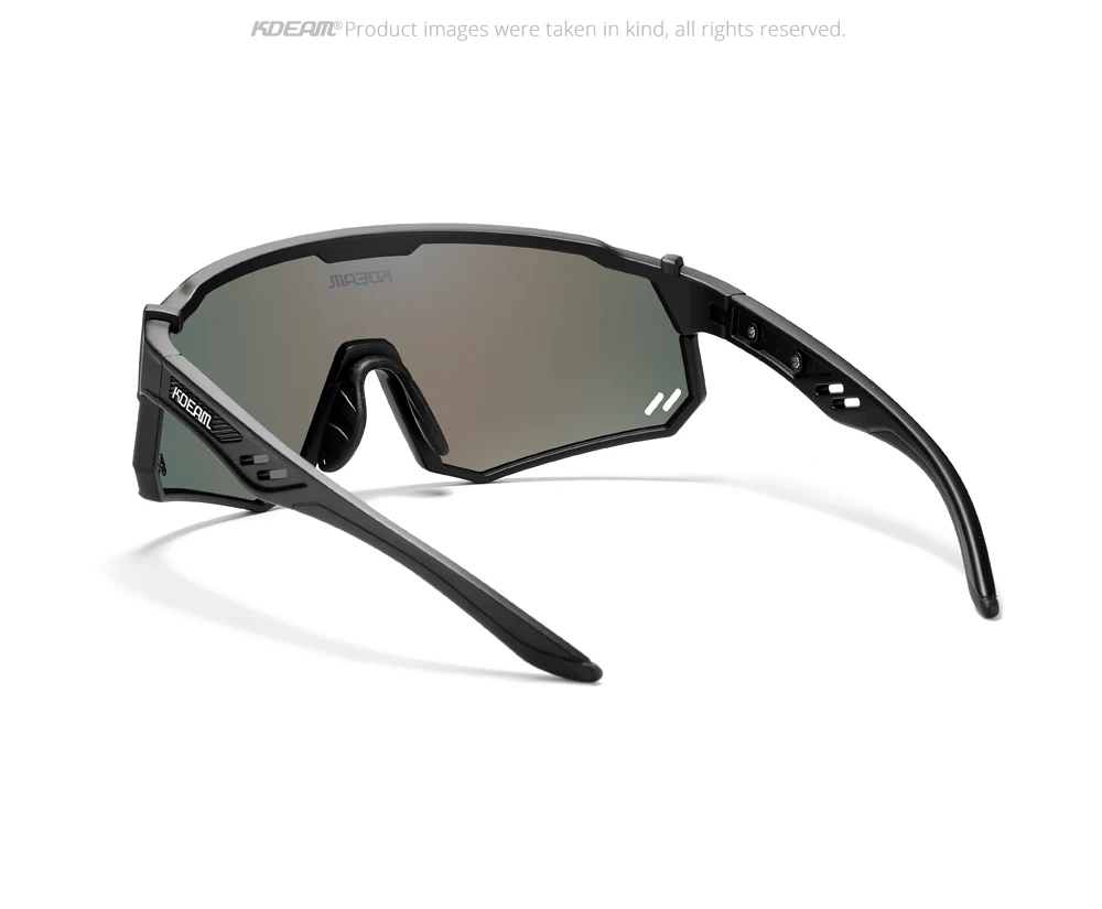 Kdeam High-End-Sports onnen brille polarisierte Herren-Fahrrad brille abnehmbarer Tr90-Rahmen und Nasen pads leicht auszu tauschen – Detail 22