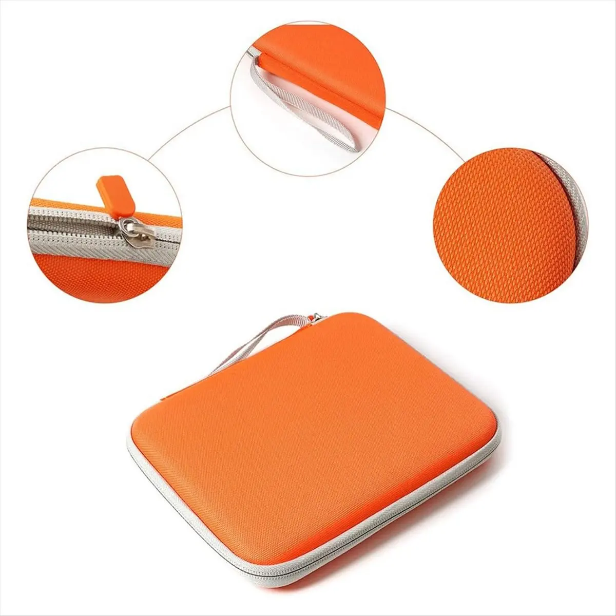 New arrival Card Case Holder for Player Card Binder Album Pouch Storage Organizer Sleeves Soft Zipper Folder Orange