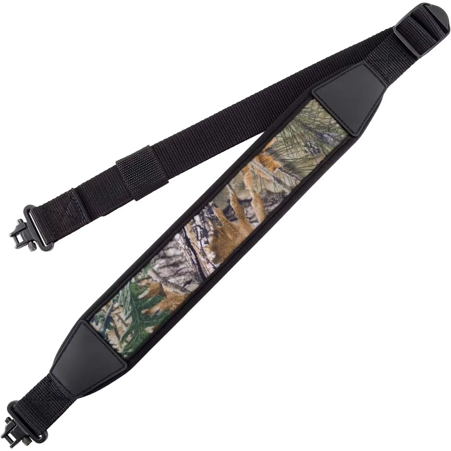 Gun Sling with Widened Anti-slip Pad,Removable Swivels,Nylon Webbing,Two Point Sling Shotgun Sling,Rifle Sling Length Adjustable