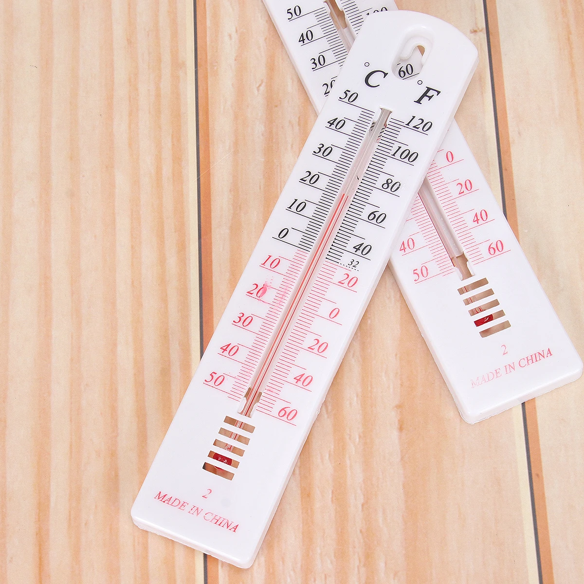 

10PCS Thermometer Indoor Temperature Display Adornment Safe Material Easy Use Long Time Accurate Real Time