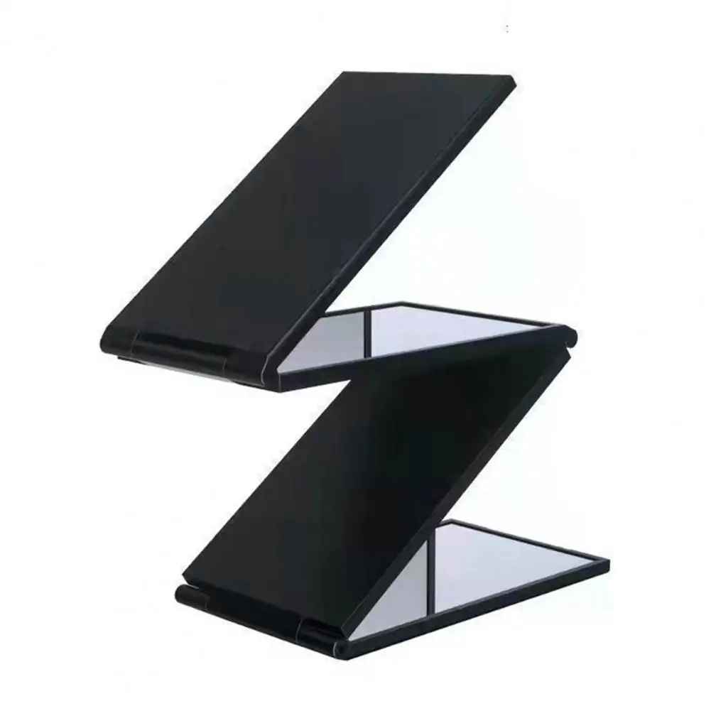 مرآة حلاقة قابلة للطي متعددة الزوايا قابلة للطي لقص الشعر الذاتي 360 درجة مرآة عرض 4-Way تجديل الحلاق مرآة محمولة باليد