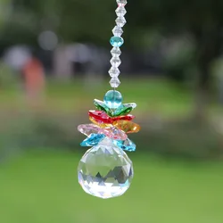 Crystal Ball Prisms Suncatcher Chandelier Part Pendant Glass Hanging Home Wedding Decor DIY Ornament Accessories