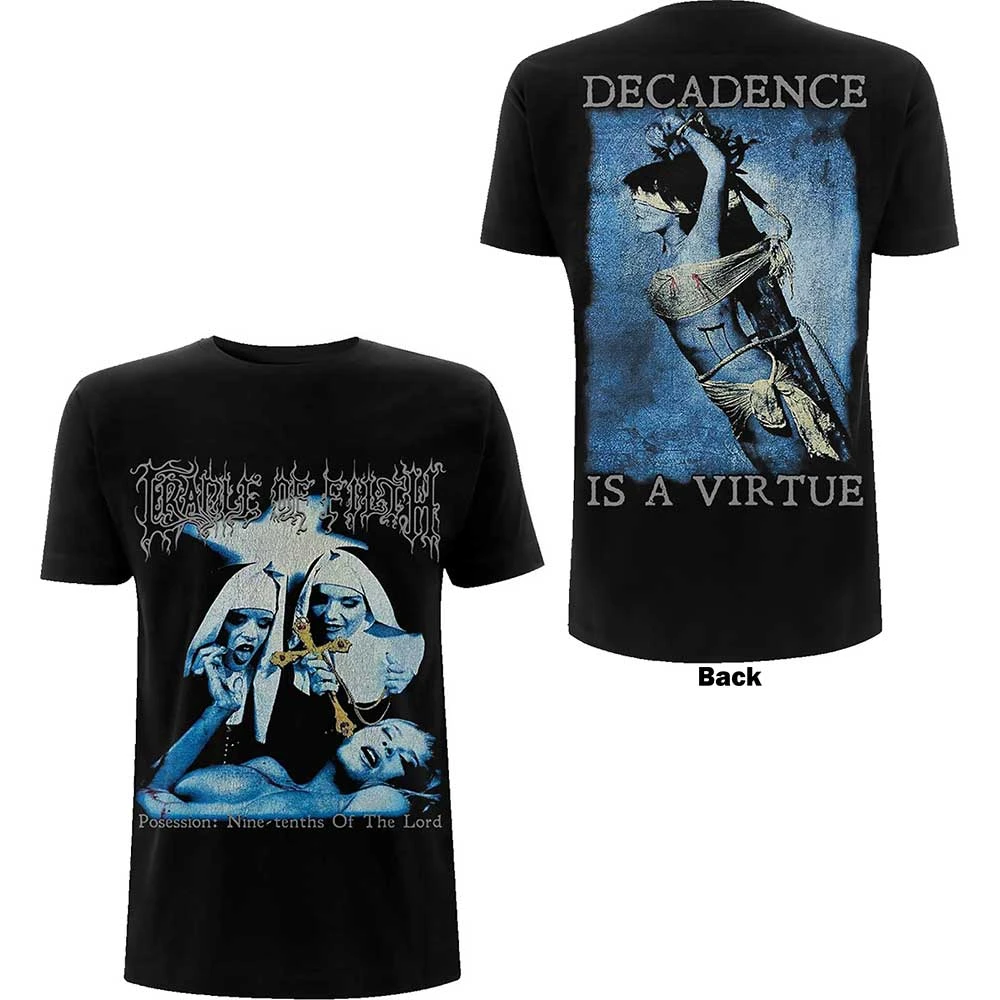 Dani Make Up Cradle of Filth Band T-Shirt Cotton Graphic Tee Men Women Summer Streetwear