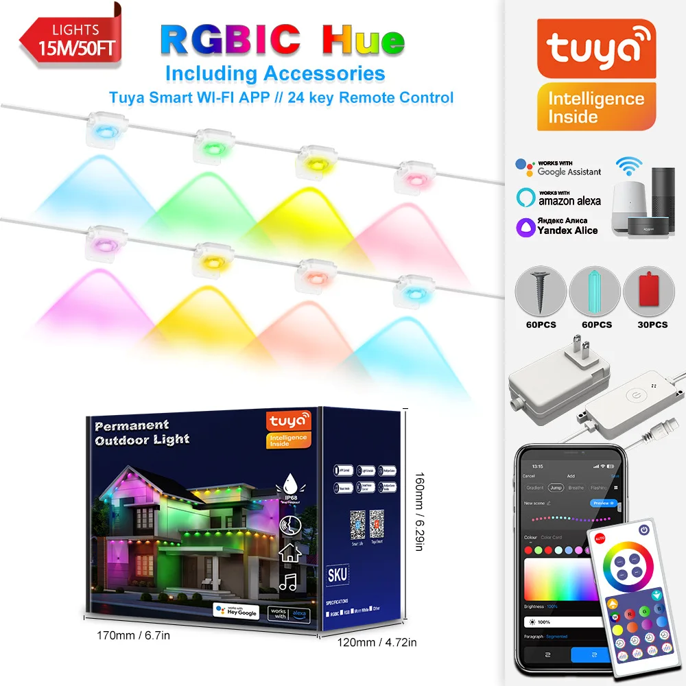 lumieres-exterieures-permanentes-intelligentes-avant-toit-lumieres-ip68-chaine-lumineuse-etanche-tuya-wifi-app-bluetooth-pour-la-decoration-d'escalier-de-toit-de-maison