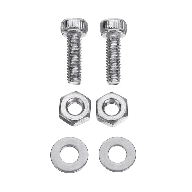 

50pcs/set M2.5 Universal Turntable Headshell Cartridge Mounting Kit Stainless Steel Bolts Screws Nuts Set with Case