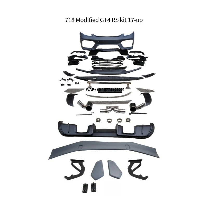 

718 Facelift Refit Body Kit Cayman for GT4 Upgrade New Condition Factory Direct for 2016-2023 718