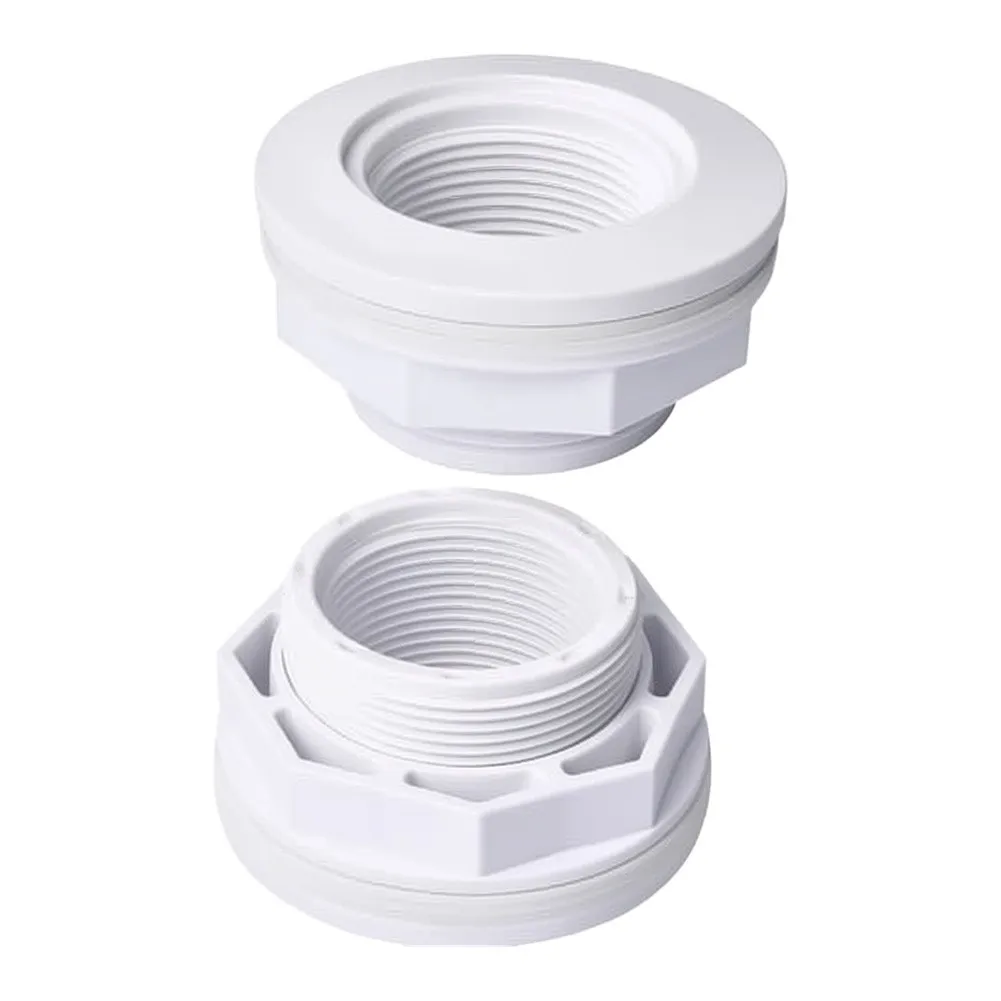Swimming Pool Adapter Threaded Nut Washer For Outdoor Pool Use Robust Plastic Construction Optimized Water Flow