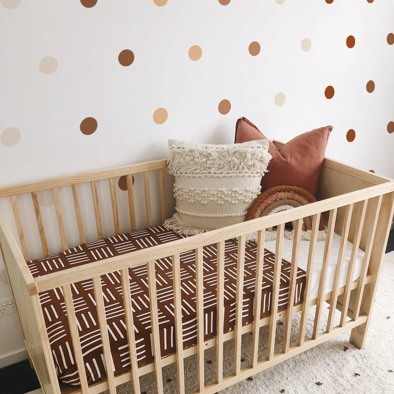 Creative Boho Polka Dot Wall S - Baby Nursery Vintage Decor ulasan dan harga