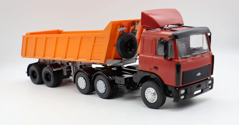 NEW SSM 1:43 Scale Modles MAZ-6422 with MAZ-9506-20 USSR Truck SSM7039 For collection gift