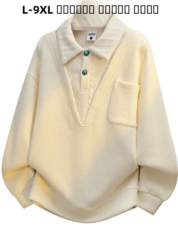 

Мужская толстовка больших размеров, повседневная, свободная, с длинными рукавами, базовый слой, верхняя одежда, модная, для полных, очень большого размера, хлопок/полиэстер