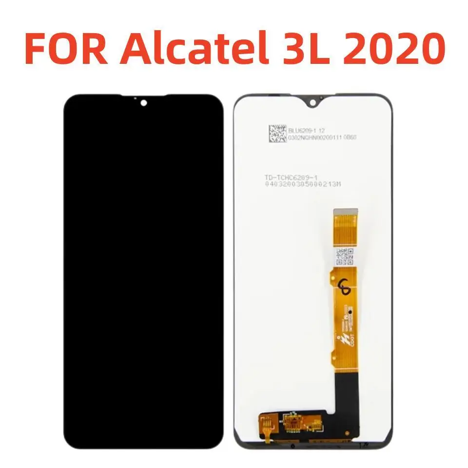 

New Alcatel 3L 2020 OT5029 5029D 5029Y 5029U 5029 LCD Display Touch Screen Digitizer Glass Assembly