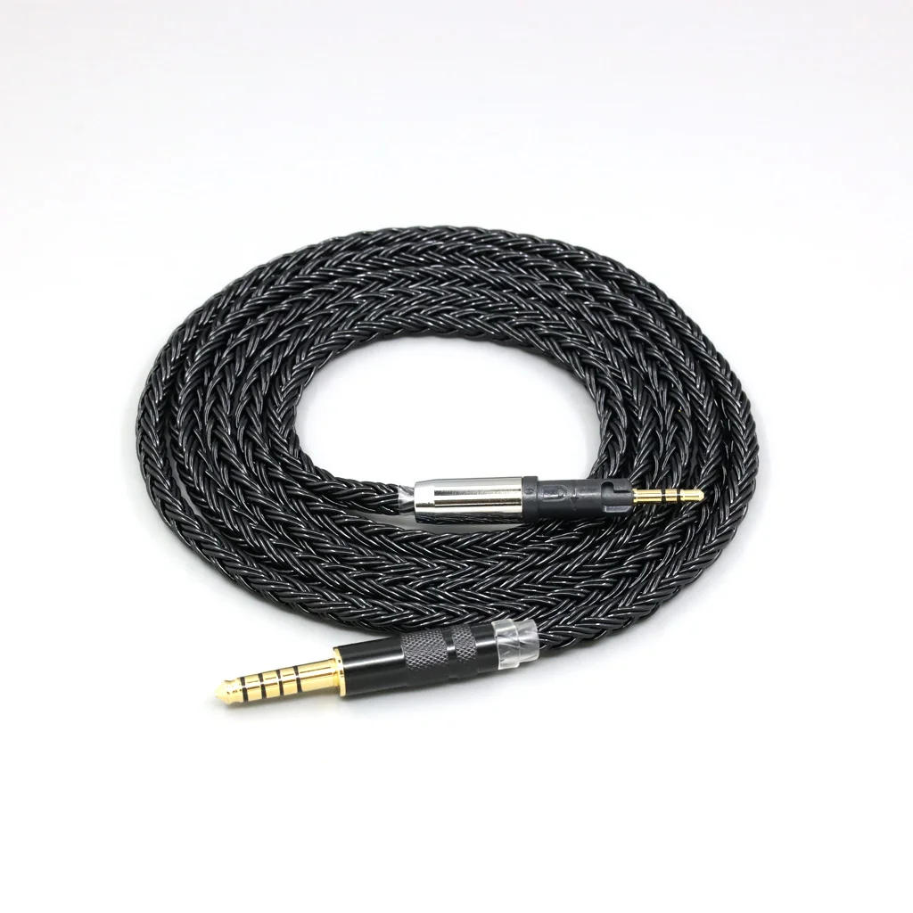 

Black Braided Earphone 16 Core Hifi Aduio Cable For Audio Technica ATH-M60x ATH-M50x ATH-M70x ATH-M40x 8861