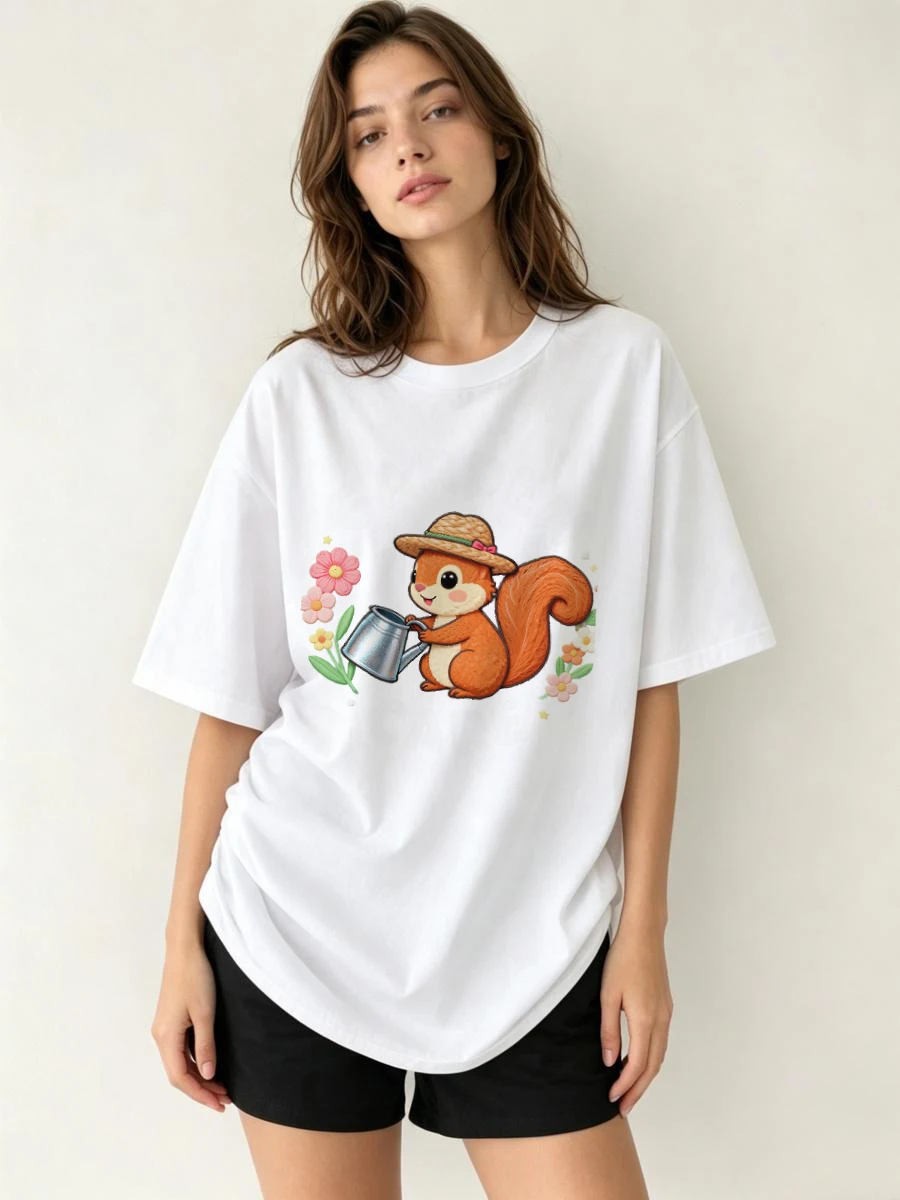 Camiseta con Estampado para Mujer, Estilo Atrevido, Fuerte, Poderosa, Segura de Sí Mismo, Audaz, Valiente, Curiosa, Emocionante, Entusiasmante