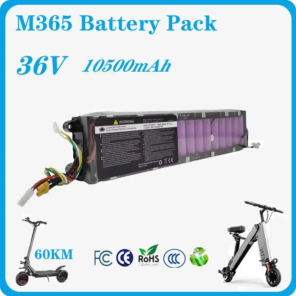

10S3P 36 В 10500 Ач M356 аккумулятор для электрического скутера m365 аккумулятор 18650 аккумулятор с водонепроницаемой связью Bluetooth