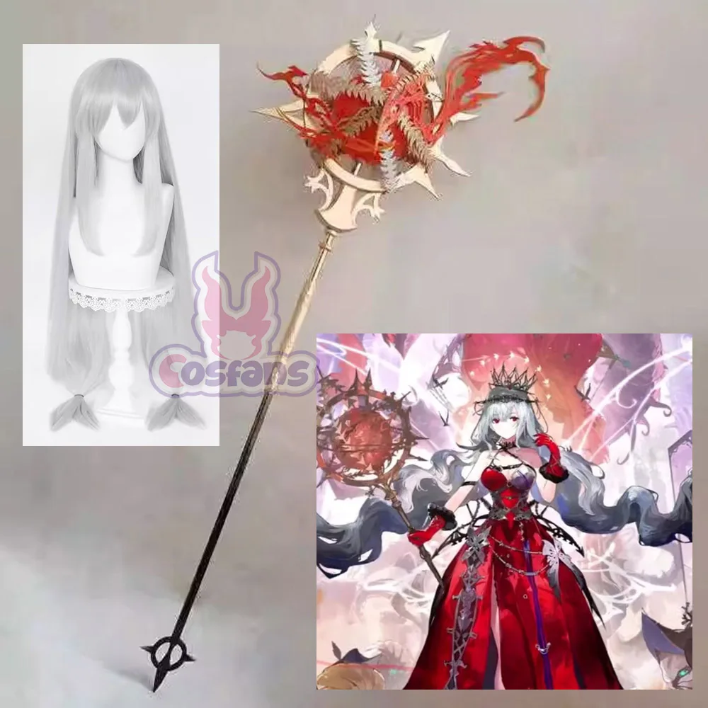 207CM Skadi The Corrupting Heart Arknights Staff Cosplay Replica Weapon Halloween Carnival Hand Made Props for Carnival Show