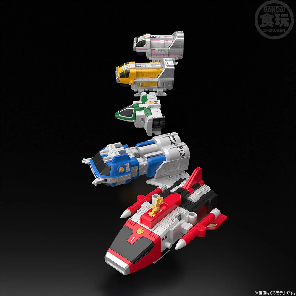 In Stock Bandai Original SMP Kyuukyuu Sentai Gogofive Victory Mars Assembly Robot Model Toys Collectible Figures Gifts for Fans