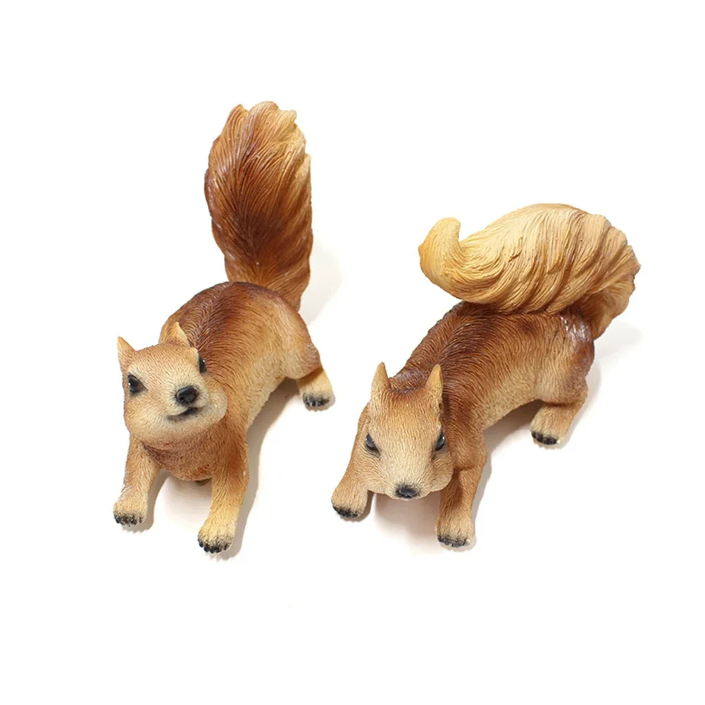 For Yard Decor Outdoor Decor Squirrel Garden Ornaments Embellishment Realistic Appearance Versatile Placement Weather Resistant