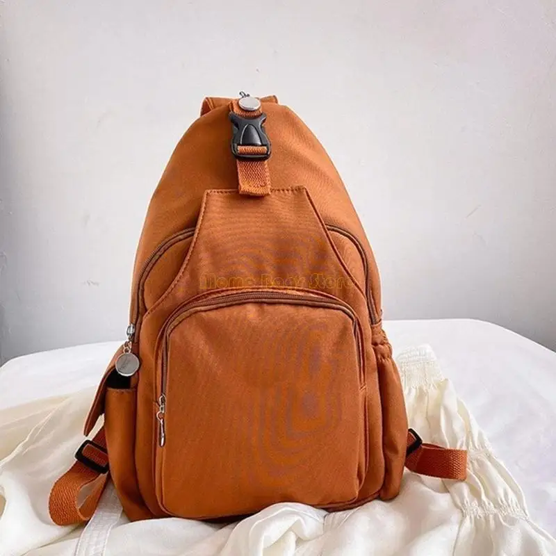 

X90D Man Womens Crossbody Bag Fashion Backpack Oxford Cloth Chest Bag for Everyday