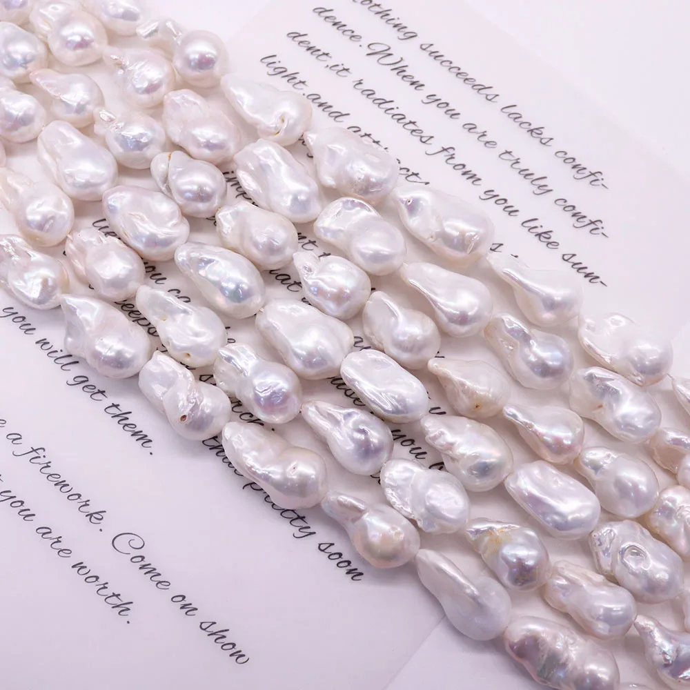 Exquisite Baroque Mermaid Tail Freshwater High-quality Large Pearls Loose Beads for DIY Bracelet Earring Jewelry Accessories