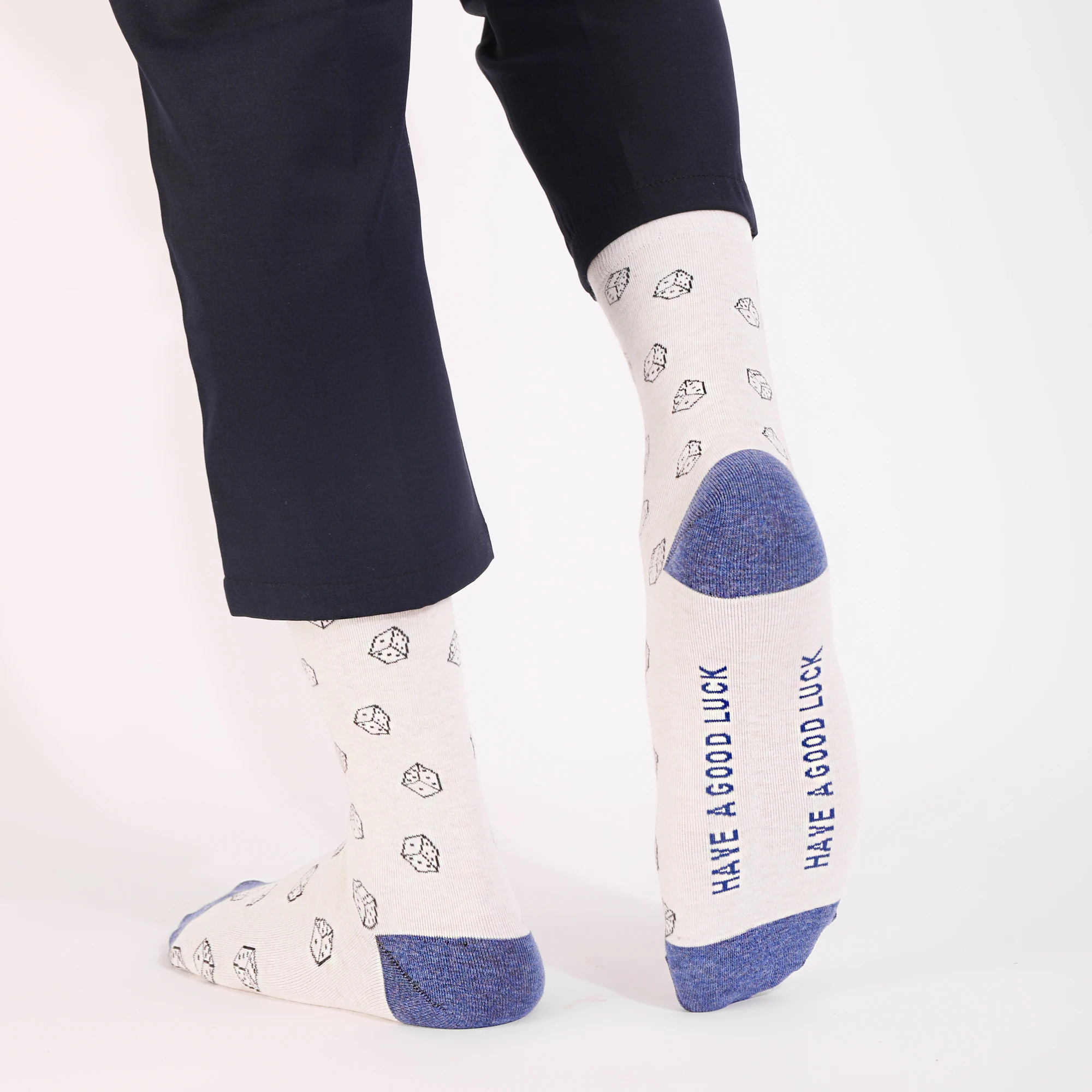 5Pairs Mens Fun Dress Socks, Pattern Funny Socks Pack, Colorful Striped Combed Cotton Novelty Socks,Cool Breathable Casual Socks