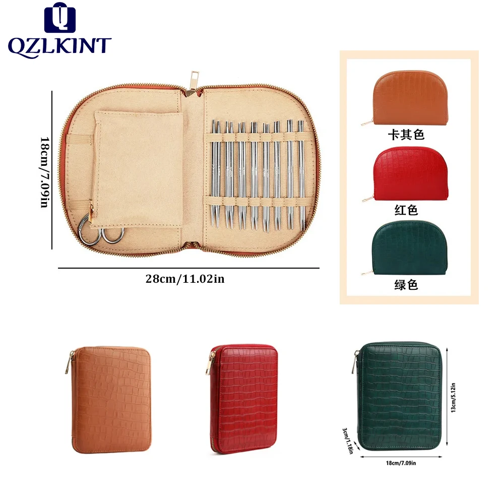

1 piece of Circular Needle Storage Bag, a Handmade DIY Knitting Circular Needle and Accessories Storage Pouch