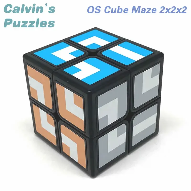 OS Cube Maze 2x2x2 Magic Cube adult's Puzzle Neo Professional Speed Twisty Puzzle rompicapo giocattoli educativi