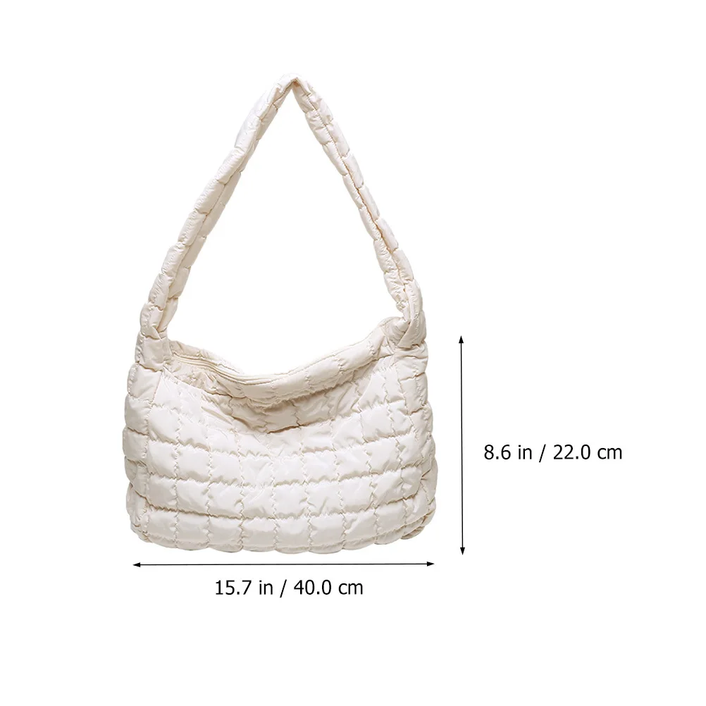 

1Pcs Cloud Dumpling Crossbody Shoulder Bag Large Capacity Durable Polyester Women Bag Casual Style for Phone Cosmetics Cards