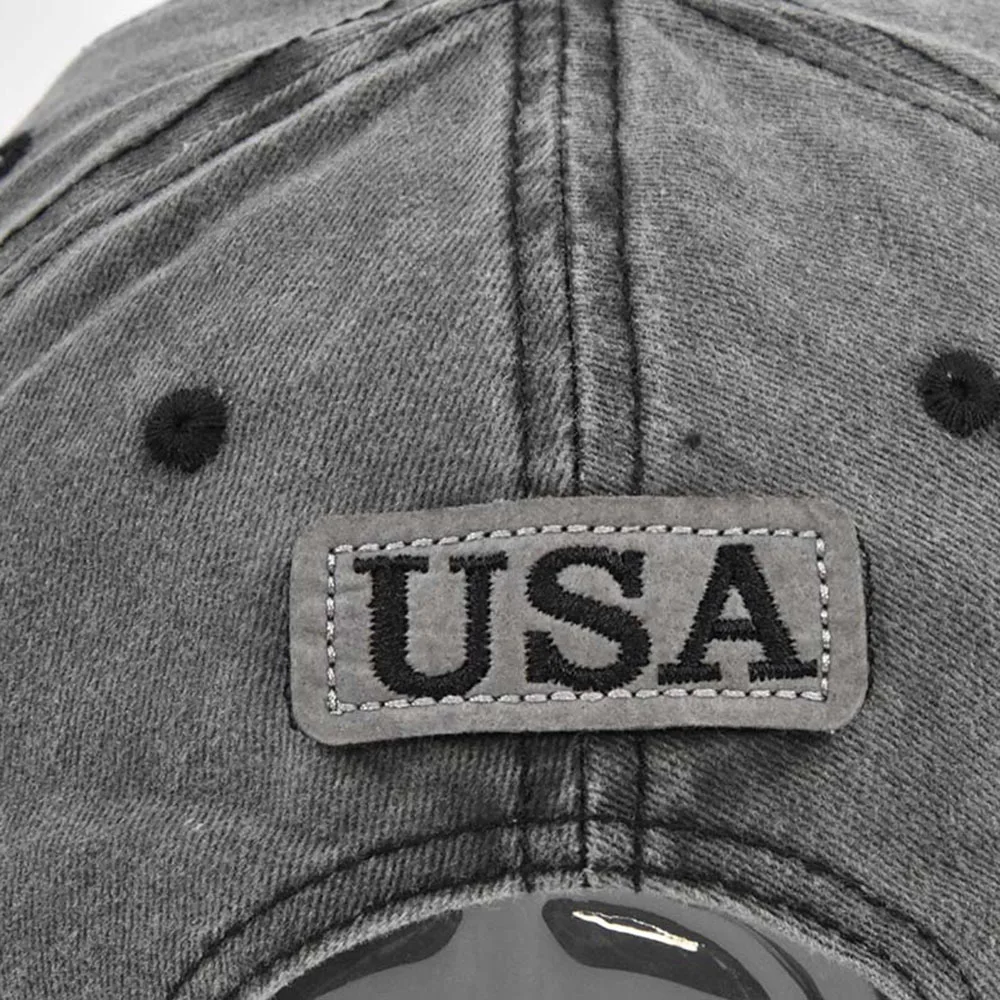 Kanadyjska wysokiej marka jakości męska bawełniana literami USA z daszkiem w stylu Snapback męska damska Hip Hop tata czapka z siateczką w stylu