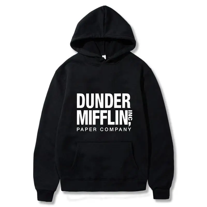 2024 Business Fashion The Office Dunder Mufflin INC Hoodie Dwight Schrute Sweatshirt Men Women Hoodies Casual Pullover Hooded