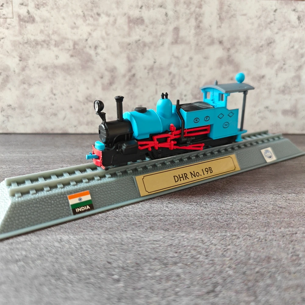 1: 160 DHR No.19B Indian Blue Darjeeling Himalayan Railway DHR Locomotive and Train Model  Train Model Collection Decoratio