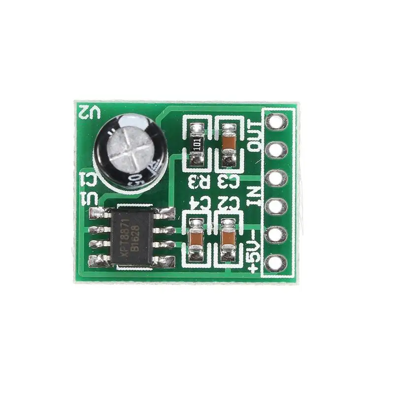 1/5/10PCS XH-M125 Mini 5W Mono Digital Power Amplifier Board XPT8871 DC 5V 1A Single Channel Audio Amplifier Module Wholesale