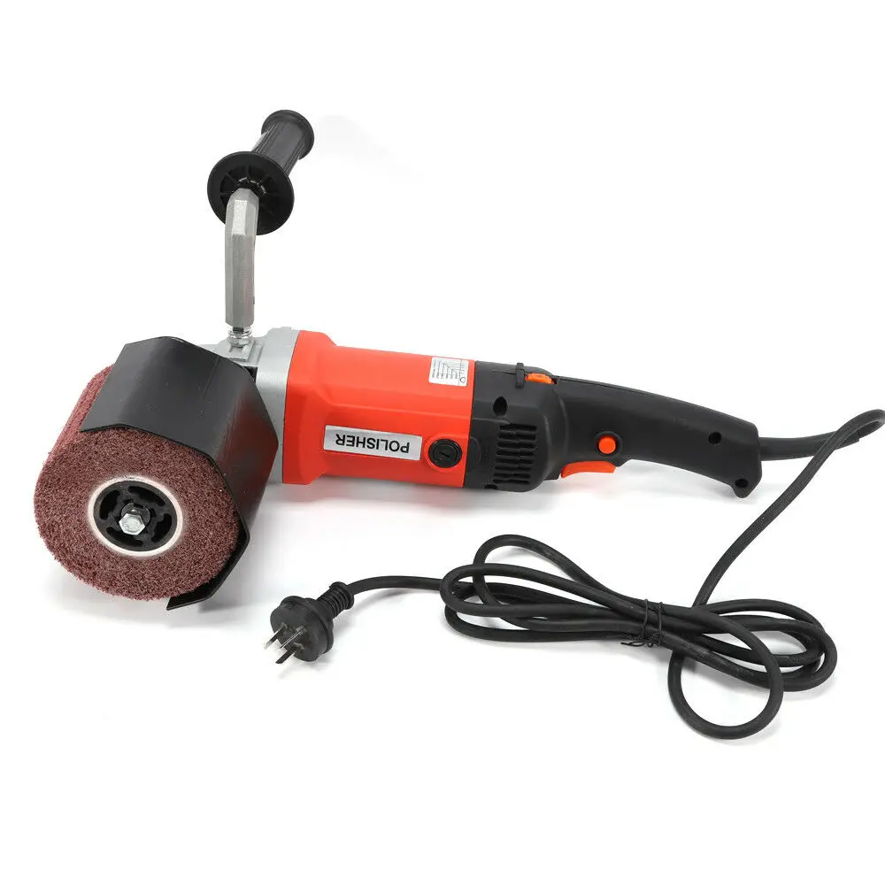 1580W 220V Satin Finishing Polishing Machine Speed Wire Drawing Tool Wood Brush Sander