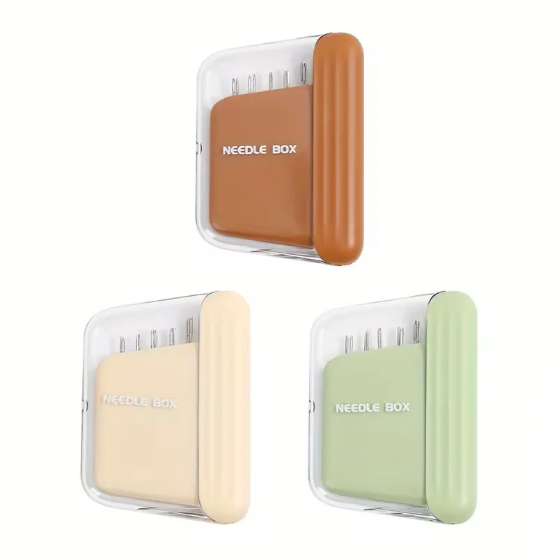 New Fashionable Magnetic Sewing Box, Including 10 Needle Household High-End Repair Tool Set, Thread Cone Thread Box Storage Box