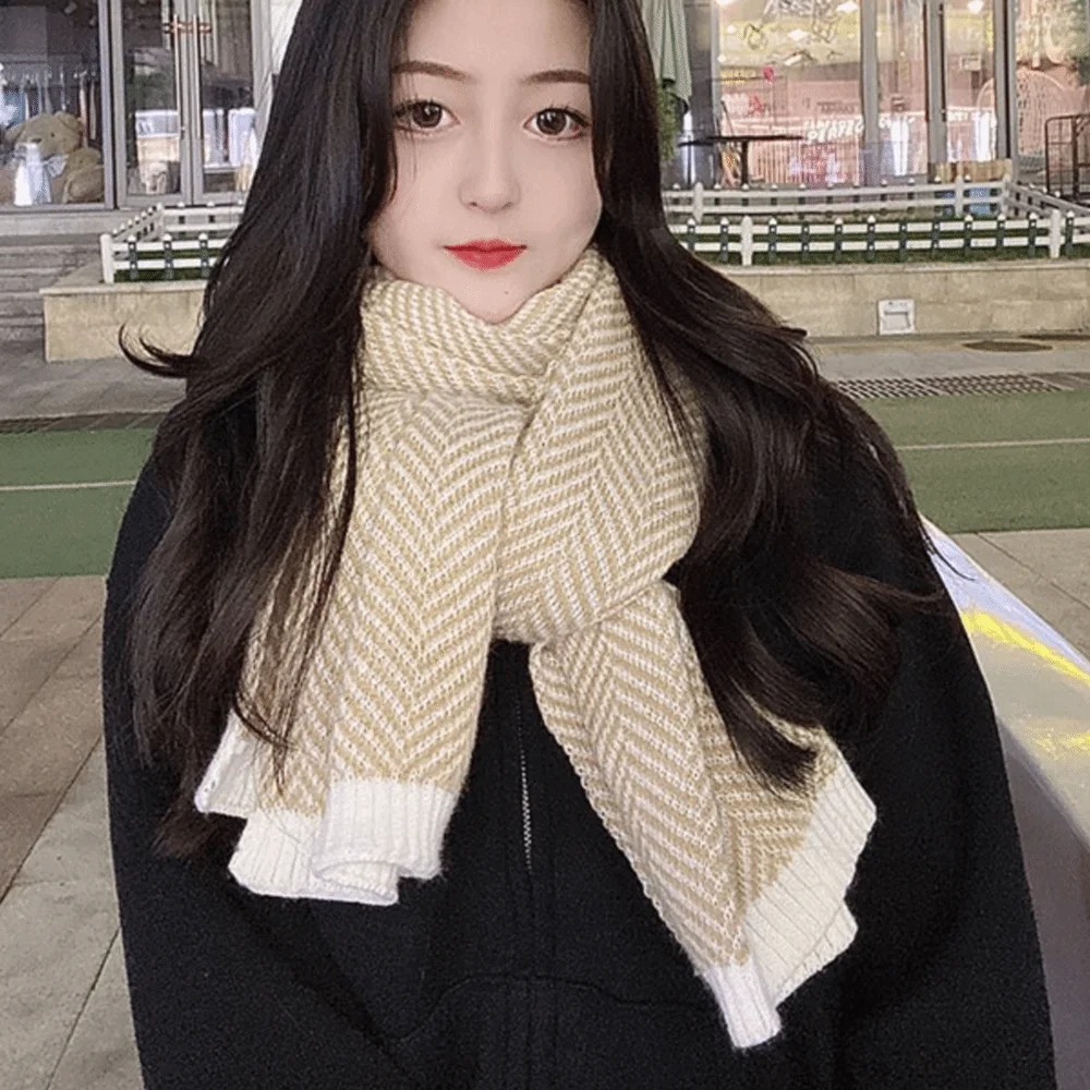 

Классический имитирующий кашемировый шерстяной шарф, утолщенные мягкие зимние кашемировые шарфы, теплая длинная шаль в корейском стиле, осень-зима
