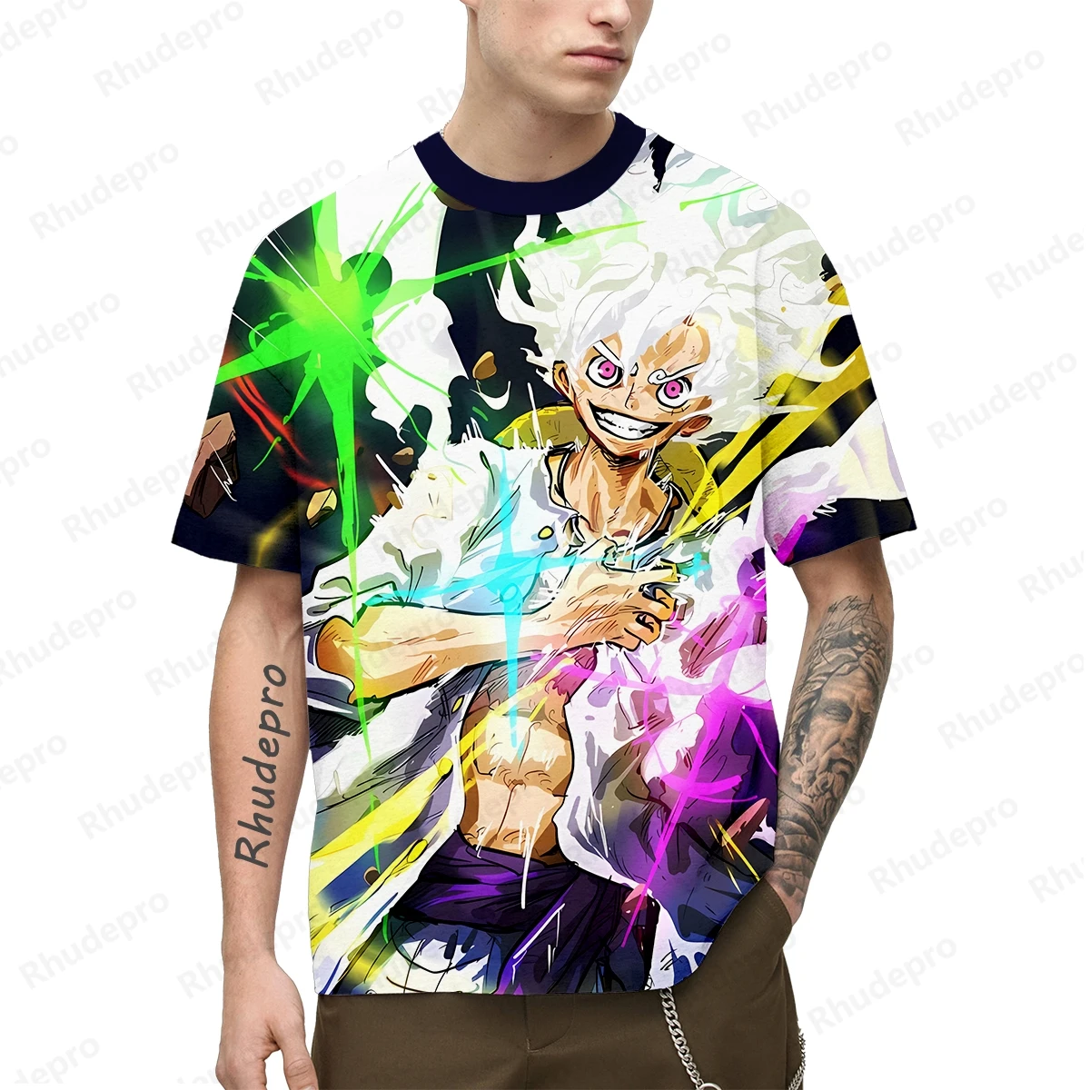 

One Piece Japan Anime 2025 New Roronoa Zoro 3D Printing Cosplay T-shirt Women And Children Street Luffy T-shirts Kids Tops