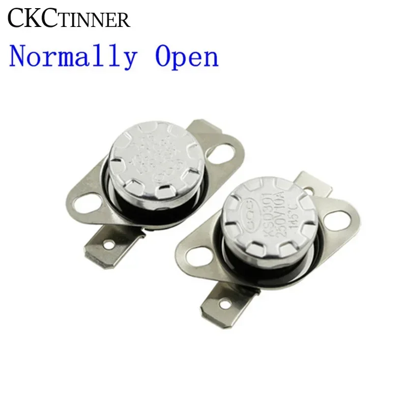 1pcs  10A 250V 40-130  degree KSD301 Normally open Temperature Switch Thermostat 40 45 50 55 60 65 70 75 80 85 90 95 100 110 120