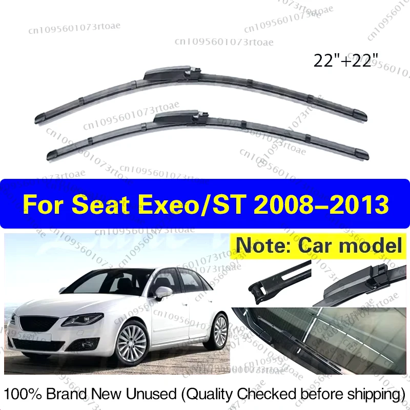 

Щетки стеклоочистителя автомобиля для Seat Exeo/ST 2008-2013, 22 "+ 22" лобовое стекло, чистый натуральный резиновый автомобильный дворник, аксессуары