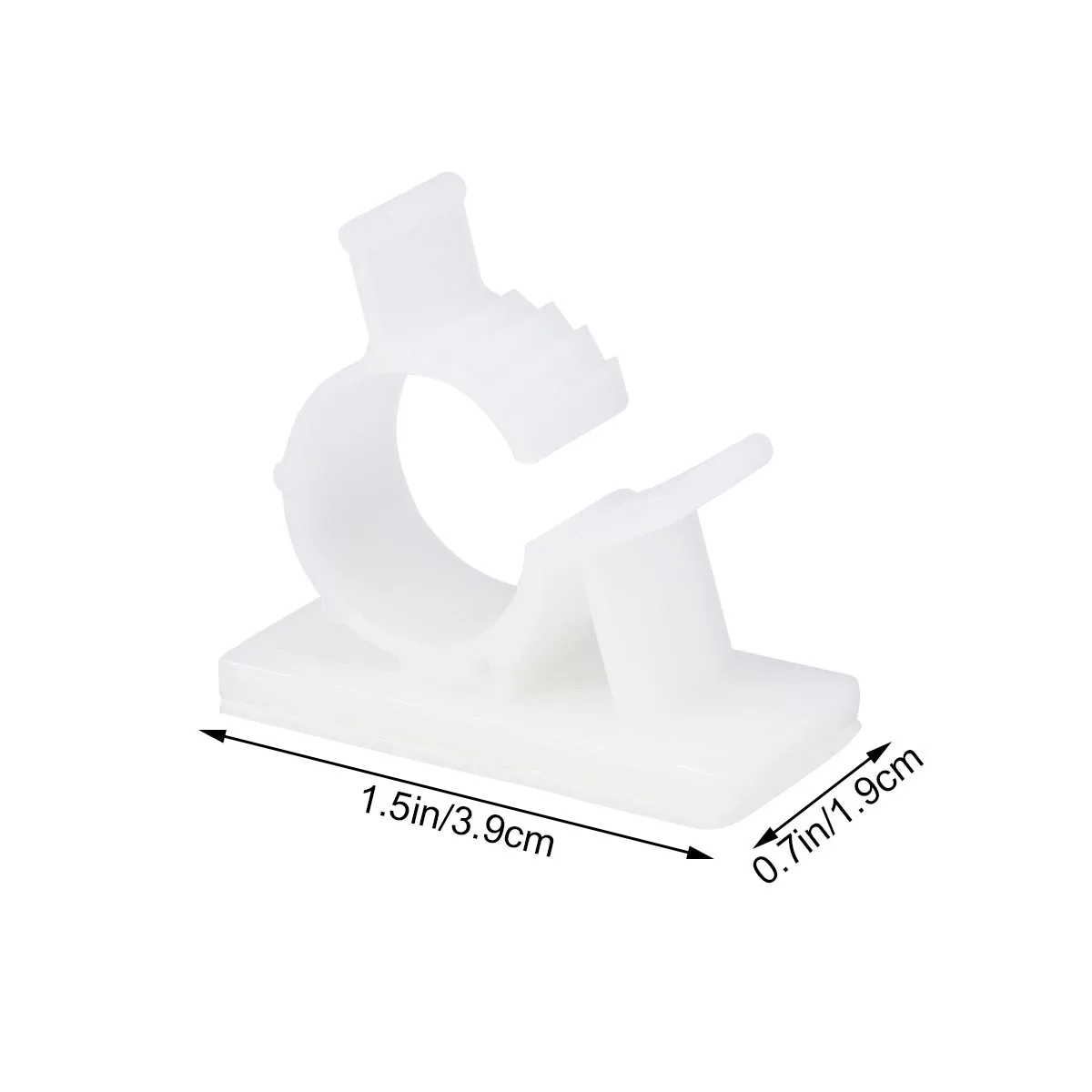 

20Pcs Cable Clips Wire Holders Adjustable Self Adhesive Cord Clamps Cable Management Organizer for Desk Computer