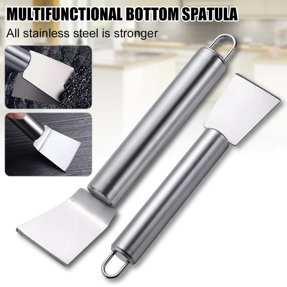 Kitchen Stainless Steel Cleaning Tools Ice Melting Scraper Oil Stain Removal Scraper Multifunctional Refrigerator Defrosting