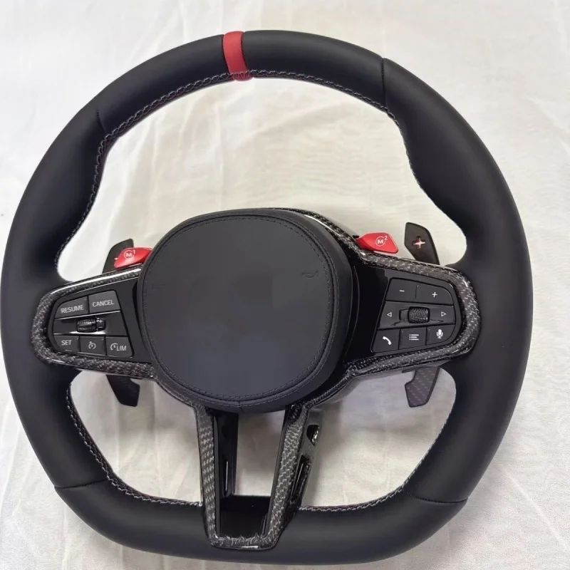 

Best Selling Car Accessories G11 G12 G20 G30 M3 M4 M5 X3 X4 X5 Customized Carbon Fiber Decorative Cover Steering Wheel