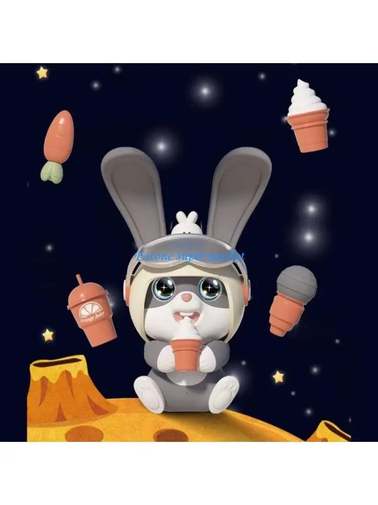 090B Induction Robot Bunny Toy 2023 Rabbit Year Toy Interactive Toy Rabbit