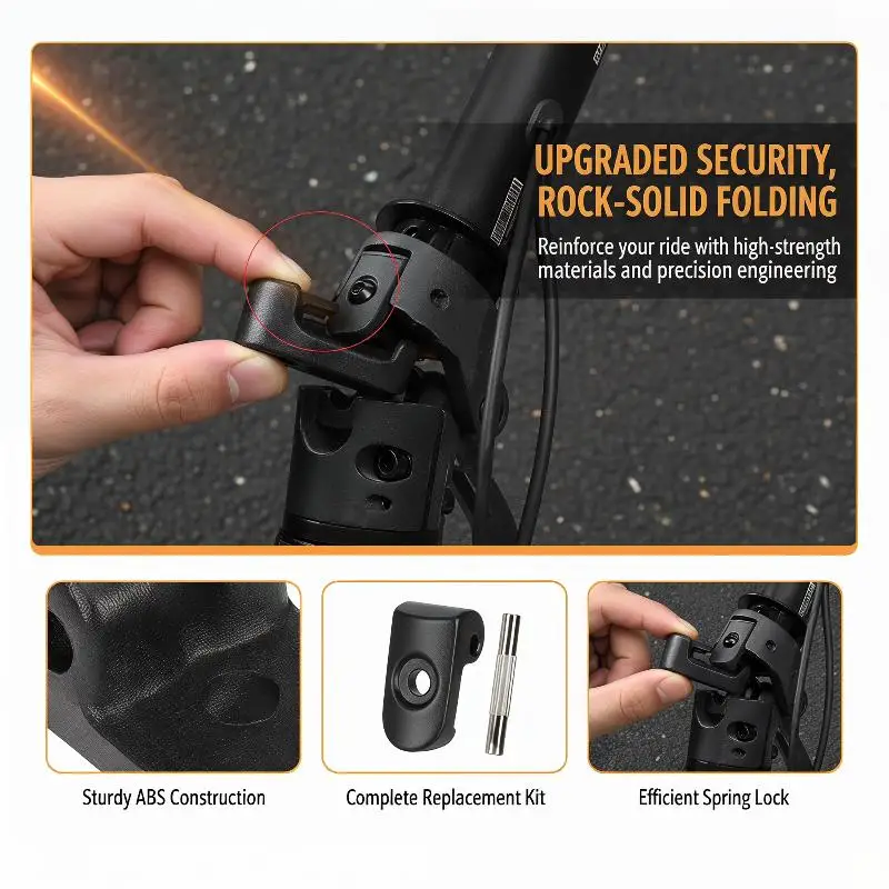 1PCS Folding Hook Folding Buckle Latch And Axle For M365 Pro Electric Scooter Lock Steering Folding Buckle Parts