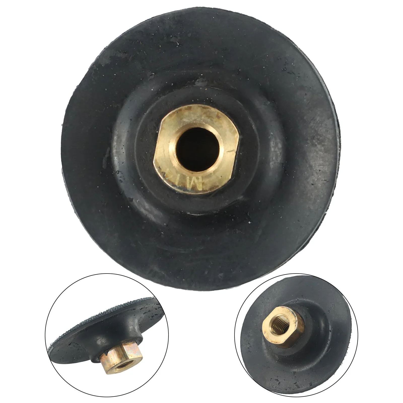 Rubber Backing Pad Polishing Grinding Discs Holder For Angle-Grinder M10 M14 Special-shaped Polishing Stone Carvings Jade